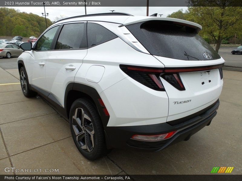 Serenity White / Black 2023 Hyundai Tucson SEL AWD