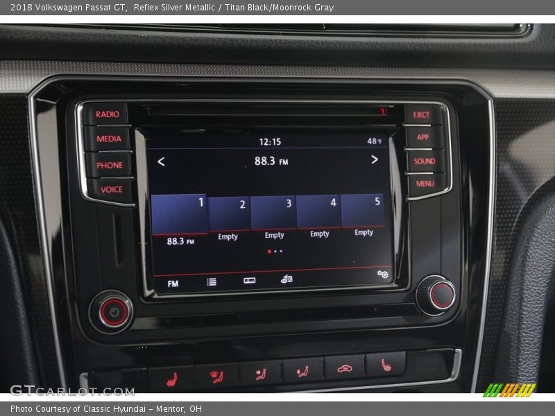 Controls of 2018 Passat GT