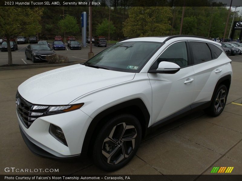 Serenity White / Black 2023 Hyundai Tucson SEL AWD
