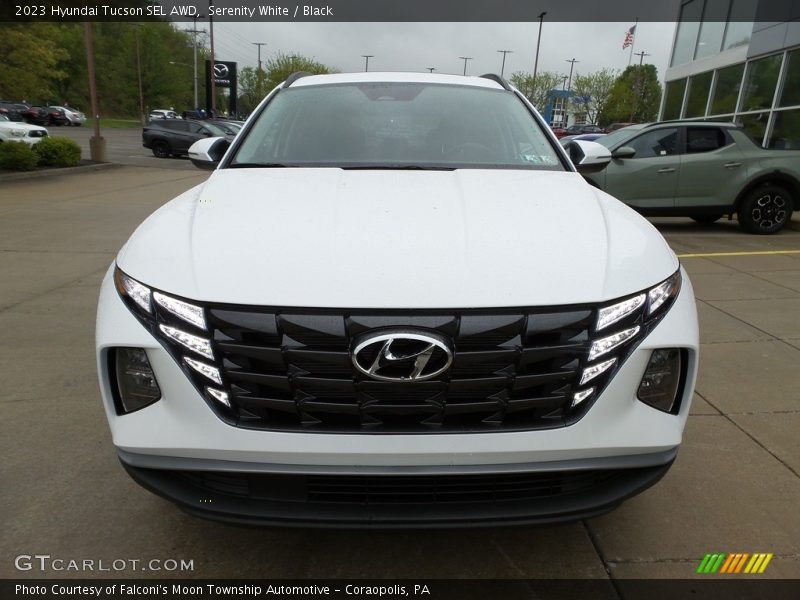 Serenity White / Black 2023 Hyundai Tucson SEL AWD