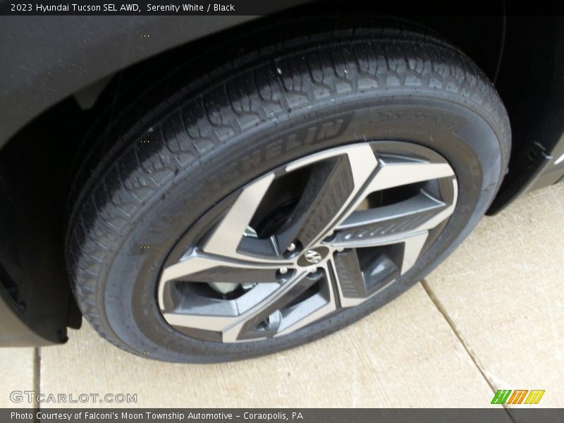 Serenity White / Black 2023 Hyundai Tucson SEL AWD