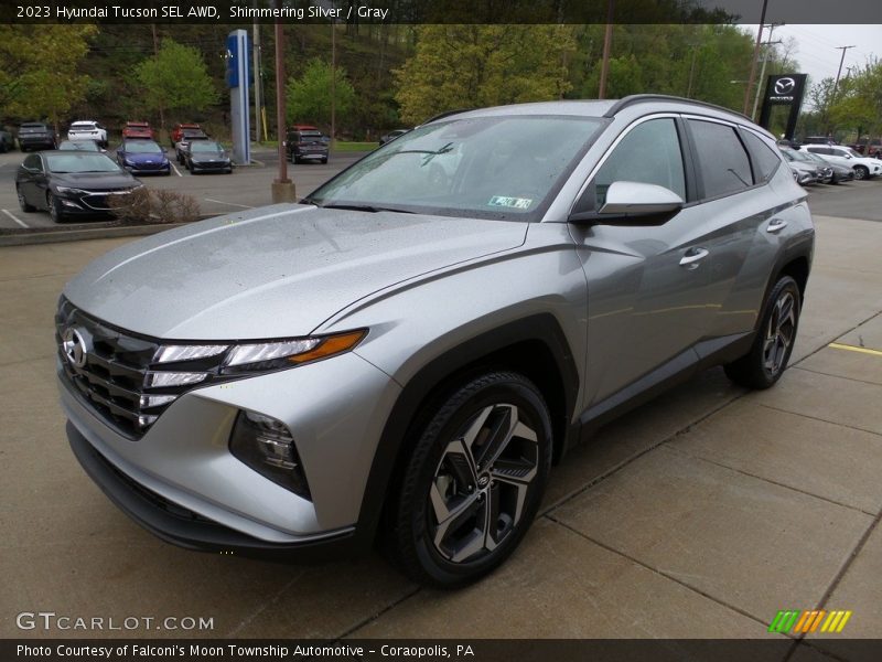 Shimmering Silver / Gray 2023 Hyundai Tucson SEL AWD