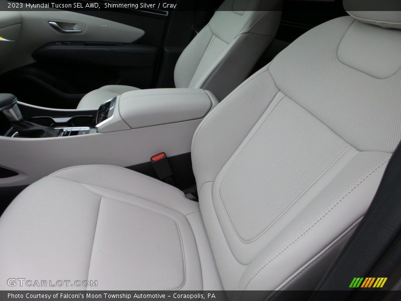 Shimmering Silver / Gray 2023 Hyundai Tucson SEL AWD