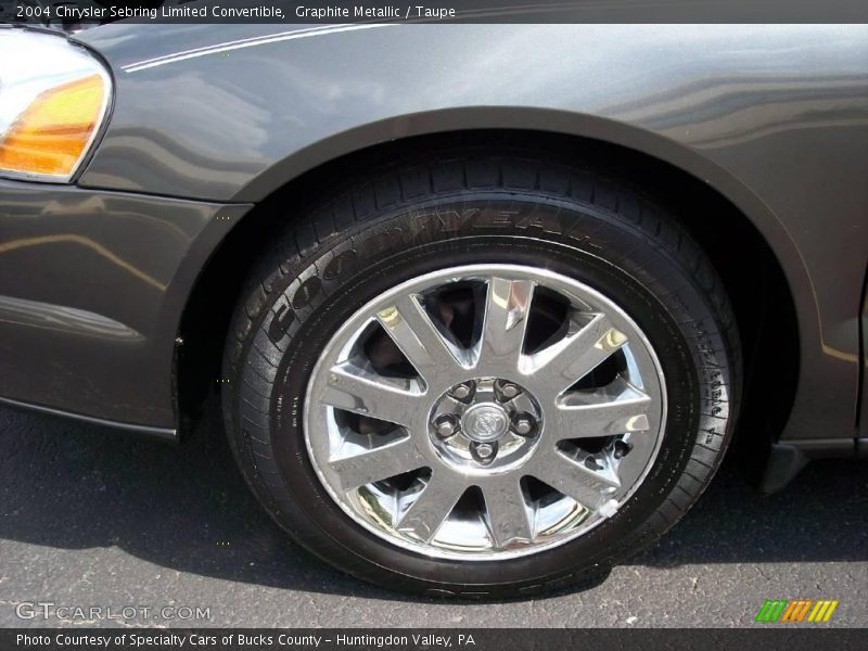 Graphite Metallic / Taupe 2004 Chrysler Sebring Limited Convertible