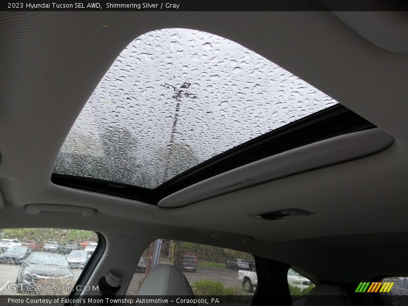 Shimmering Silver / Gray 2023 Hyundai Tucson SEL AWD
