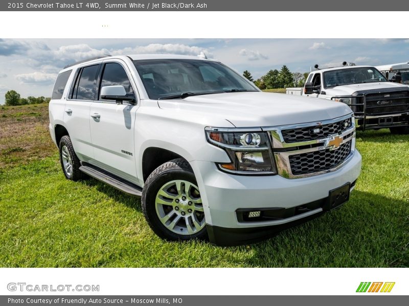 Summit White / Jet Black/Dark Ash 2015 Chevrolet Tahoe LT 4WD