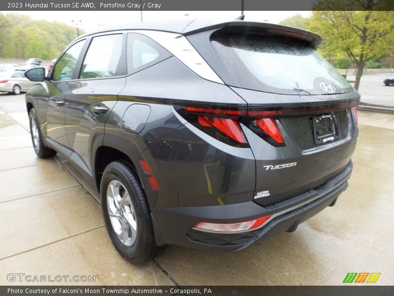 Portofino Gray / Gray 2023 Hyundai Tucson SE AWD