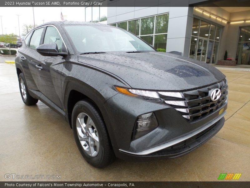 Portofino Gray / Gray 2023 Hyundai Tucson SE AWD