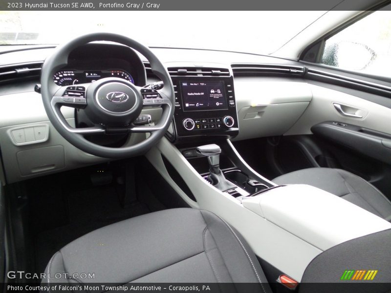 Portofino Gray / Gray 2023 Hyundai Tucson SE AWD