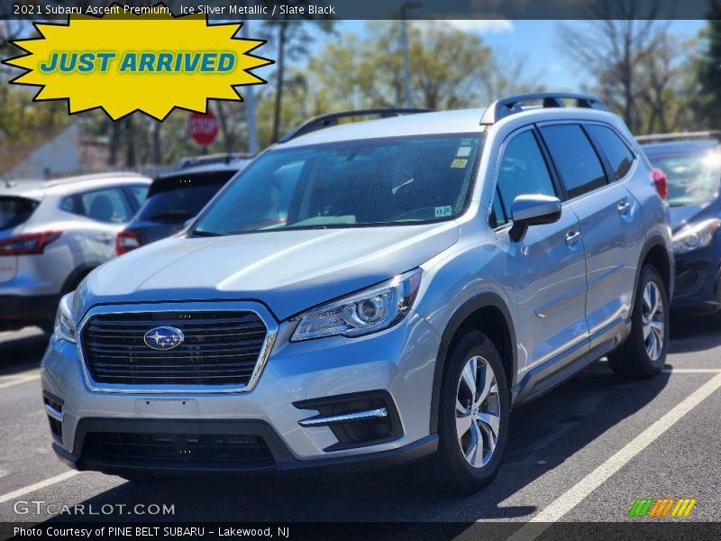 Ice Silver Metallic / Slate Black 2021 Subaru Ascent Premium