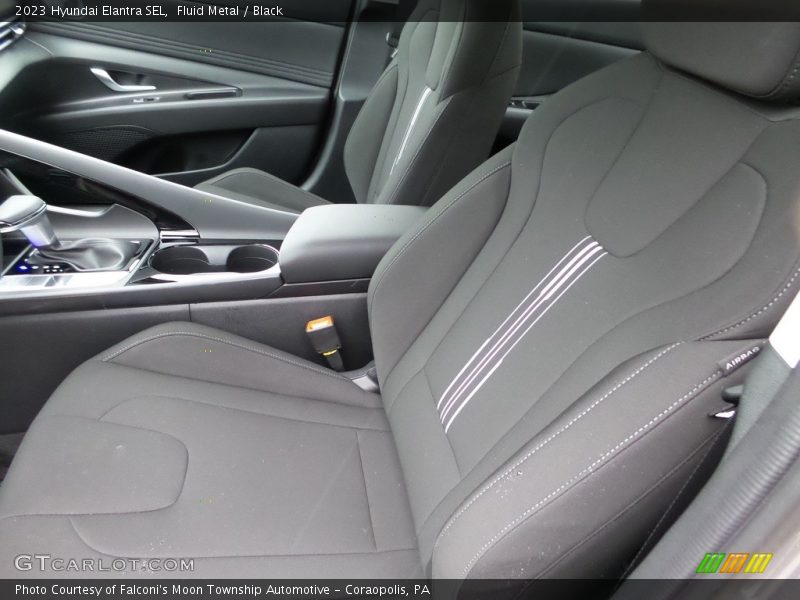 Fluid Metal / Black 2023 Hyundai Elantra SEL