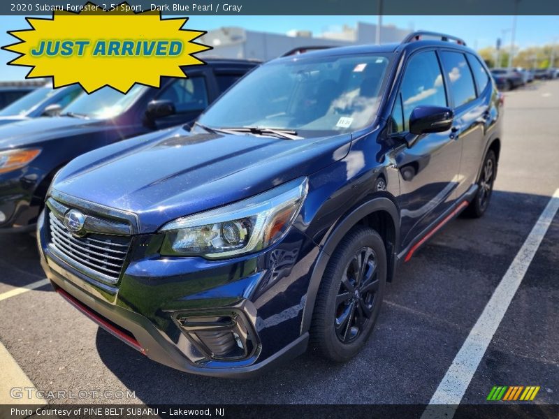 Dark Blue Pearl / Gray 2020 Subaru Forester 2.5i Sport