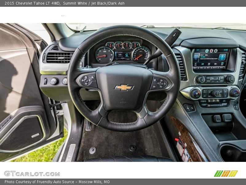 Summit White / Jet Black/Dark Ash 2015 Chevrolet Tahoe LT 4WD
