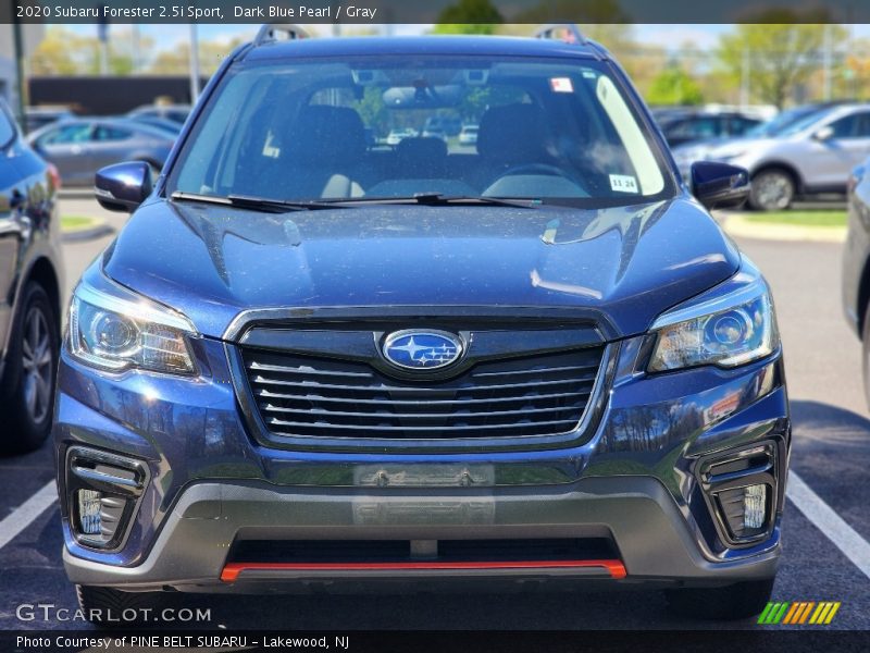 Dark Blue Pearl / Gray 2020 Subaru Forester 2.5i Sport