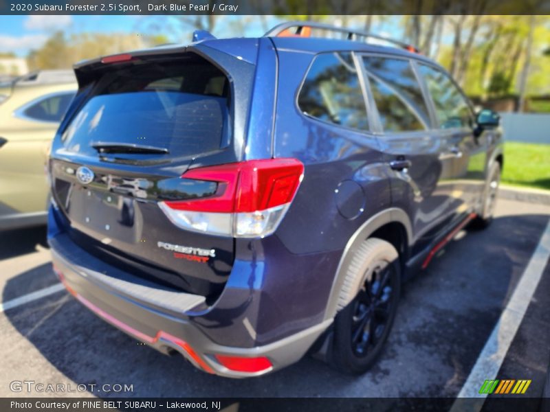 Dark Blue Pearl / Gray 2020 Subaru Forester 2.5i Sport