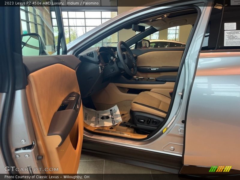  2023 RZ 450e AWD Luxury Palomino Interior