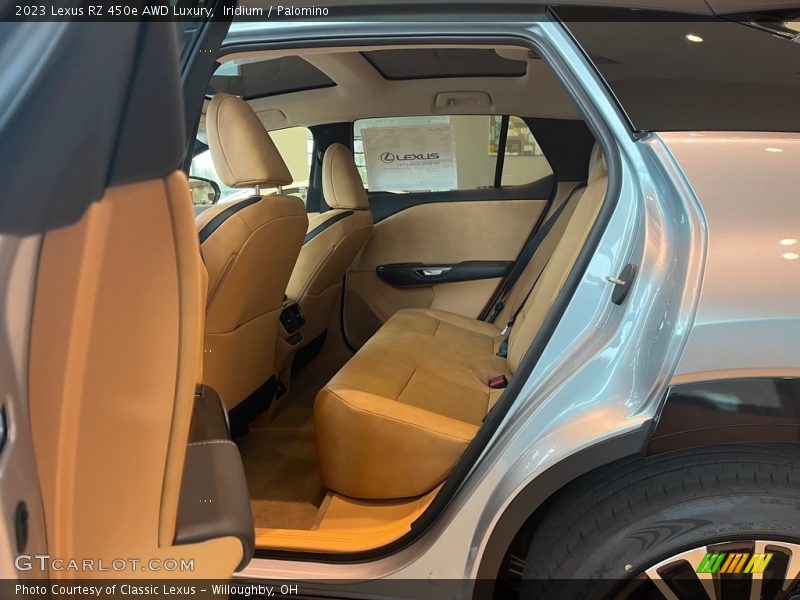 Rear Seat of 2023 RZ 450e AWD Luxury
