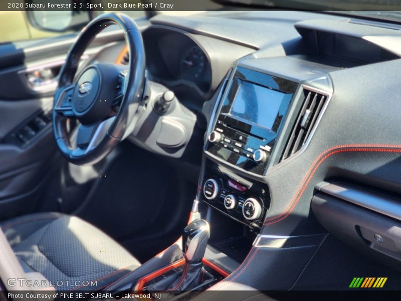Dark Blue Pearl / Gray 2020 Subaru Forester 2.5i Sport