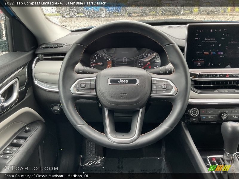 Laser Blue Pearl / Black 2022 Jeep Compass Limited 4x4