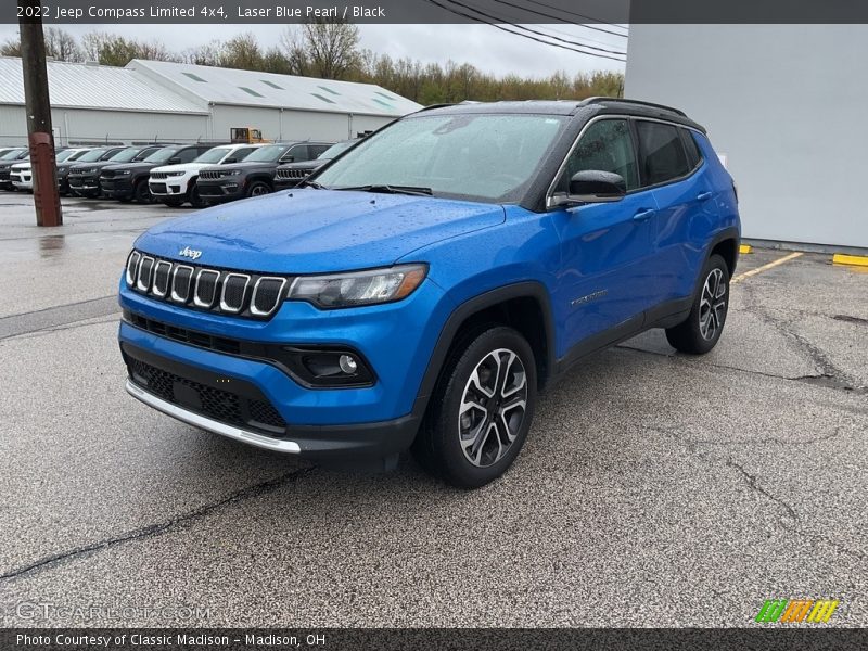 Laser Blue Pearl / Black 2022 Jeep Compass Limited 4x4