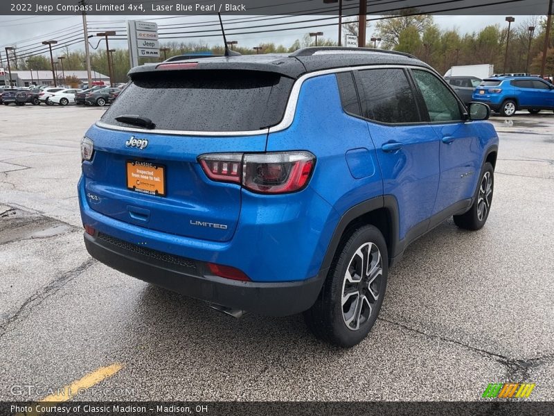 Laser Blue Pearl / Black 2022 Jeep Compass Limited 4x4