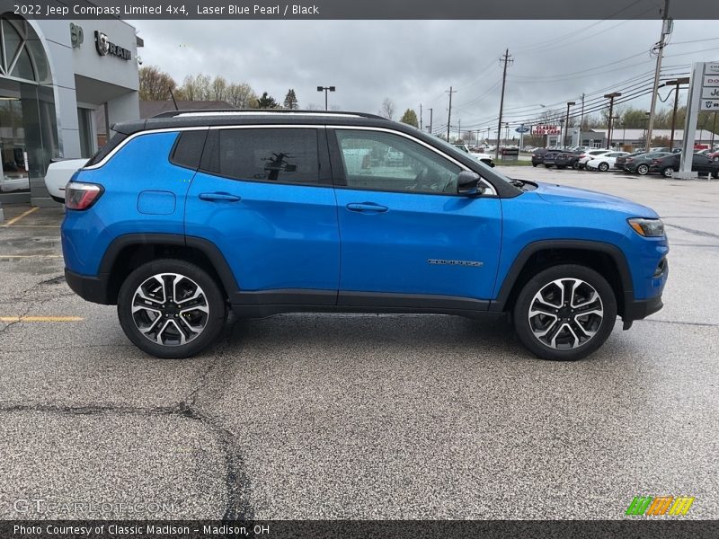 Laser Blue Pearl / Black 2022 Jeep Compass Limited 4x4