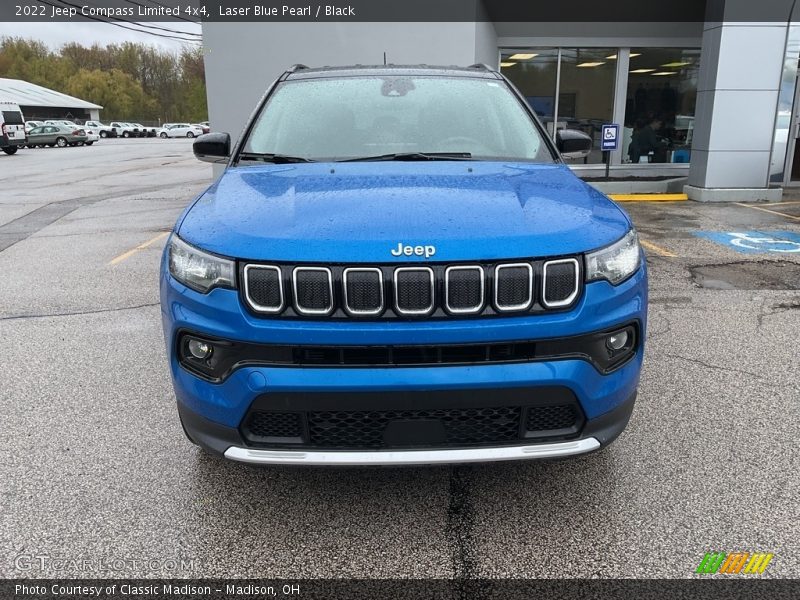 Laser Blue Pearl / Black 2022 Jeep Compass Limited 4x4