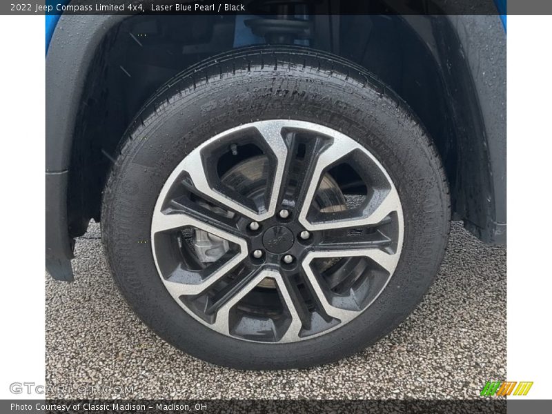 Laser Blue Pearl / Black 2022 Jeep Compass Limited 4x4