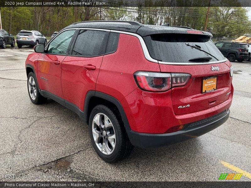 Redline Pearl / Black 2020 Jeep Compass Limted 4x4