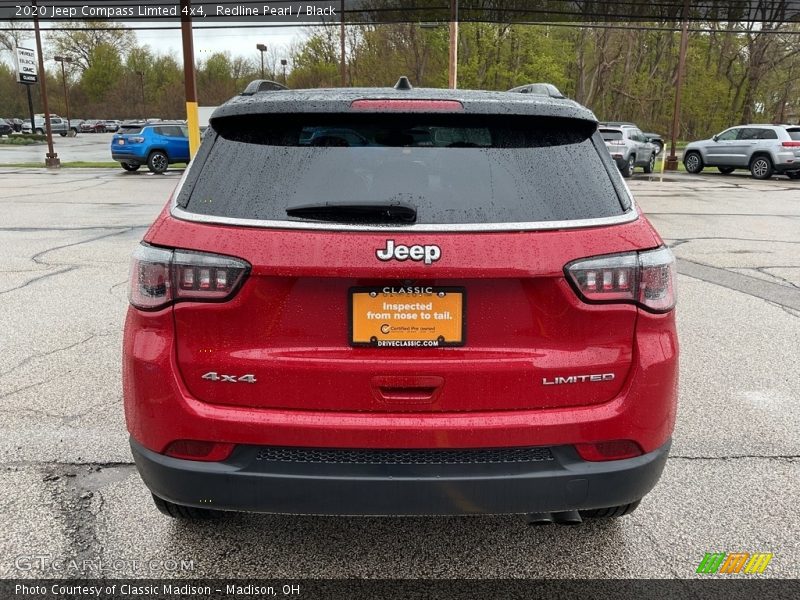 Redline Pearl / Black 2020 Jeep Compass Limted 4x4