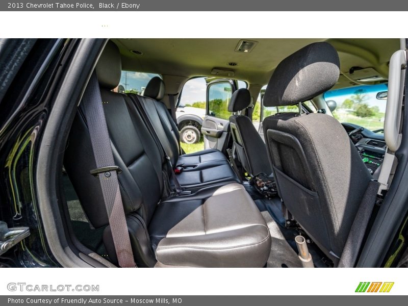 Rear Seat of 2013 Tahoe Police