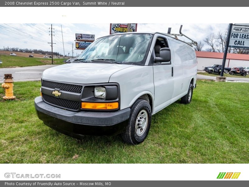 Summit White / Neutral 2008 Chevrolet Express 2500 Cargo Van