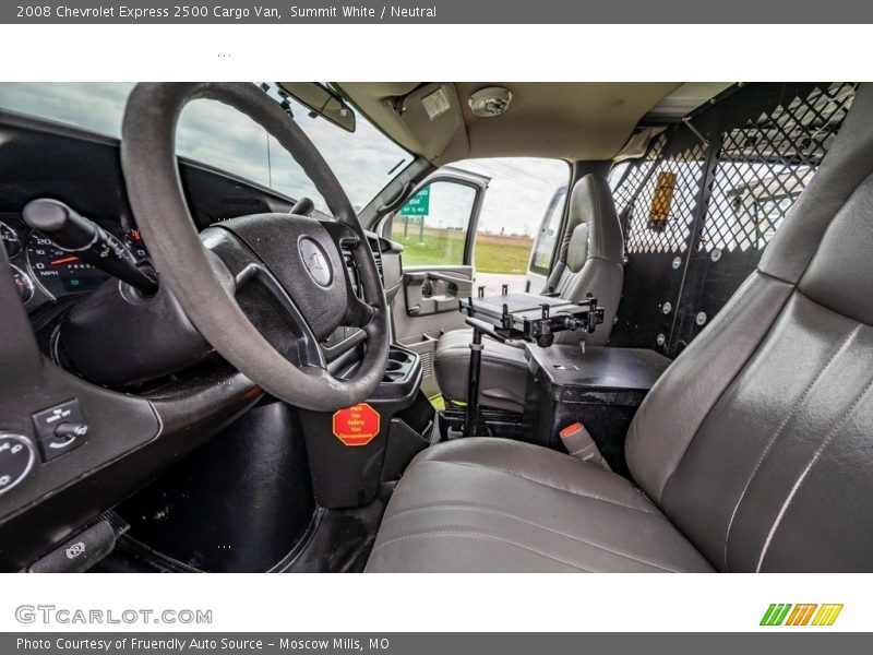 Summit White / Neutral 2008 Chevrolet Express 2500 Cargo Van