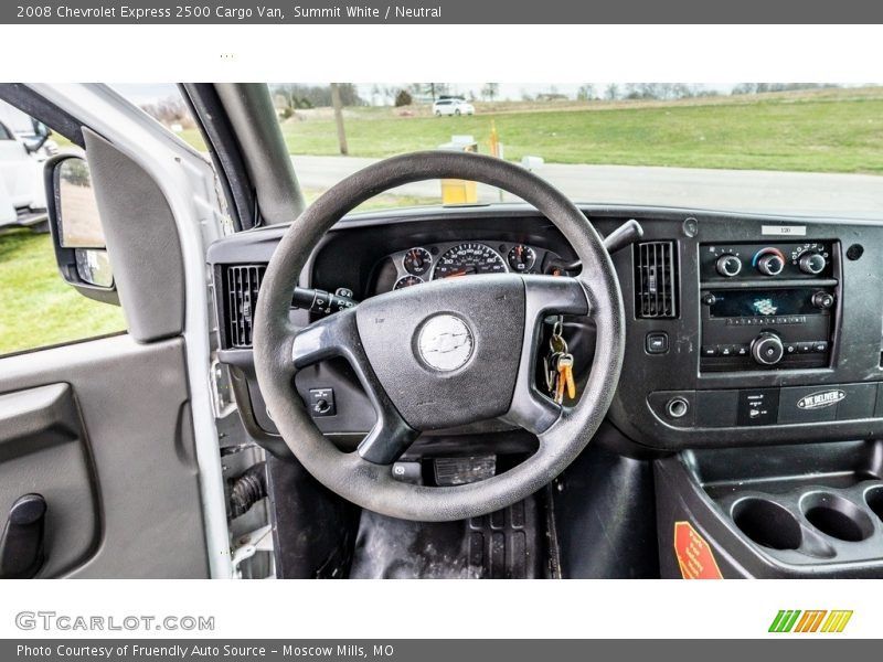 Summit White / Neutral 2008 Chevrolet Express 2500 Cargo Van
