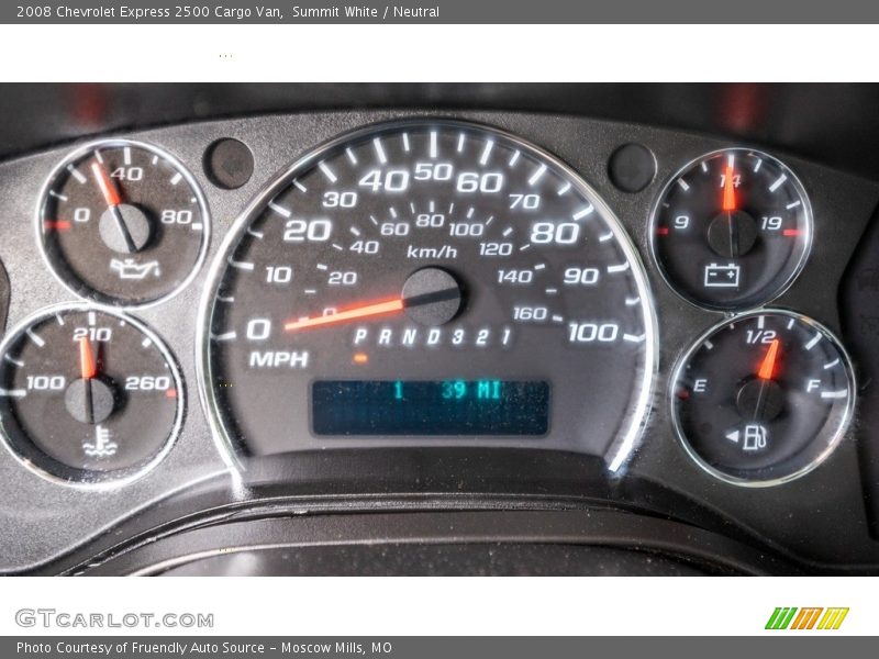 Summit White / Neutral 2008 Chevrolet Express 2500 Cargo Van