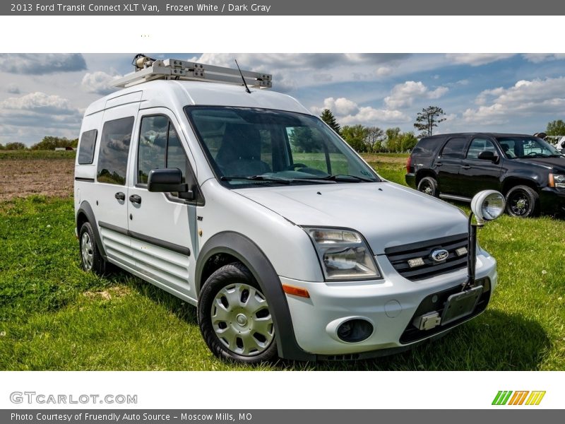 Frozen White / Dark Gray 2013 Ford Transit Connect XLT Van