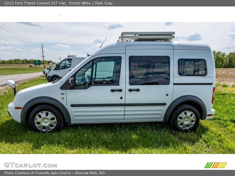 Frozen White / Dark Gray 2013 Ford Transit Connect XLT Van