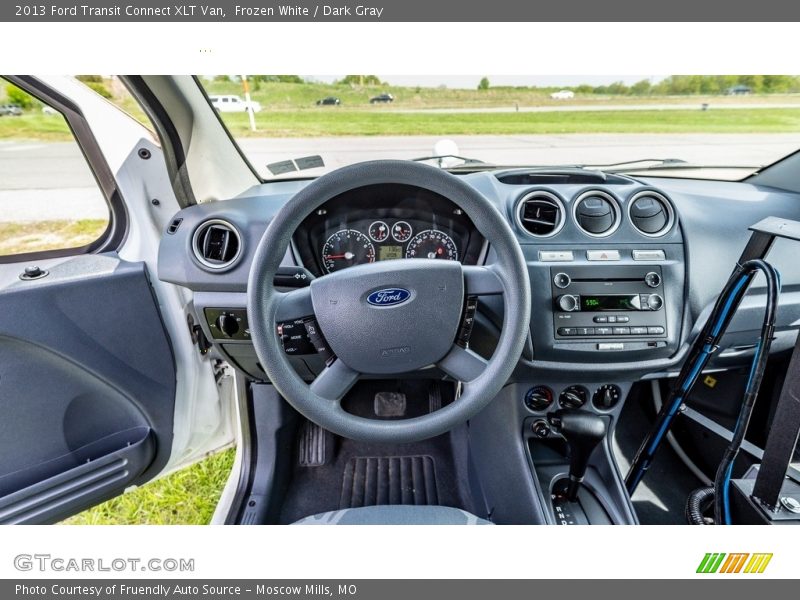Frozen White / Dark Gray 2013 Ford Transit Connect XLT Van