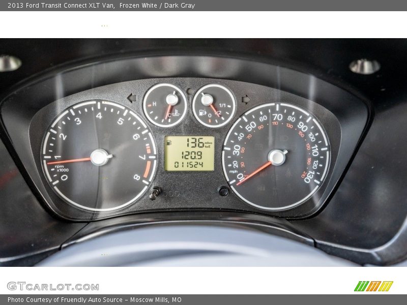 Frozen White / Dark Gray 2013 Ford Transit Connect XLT Van
