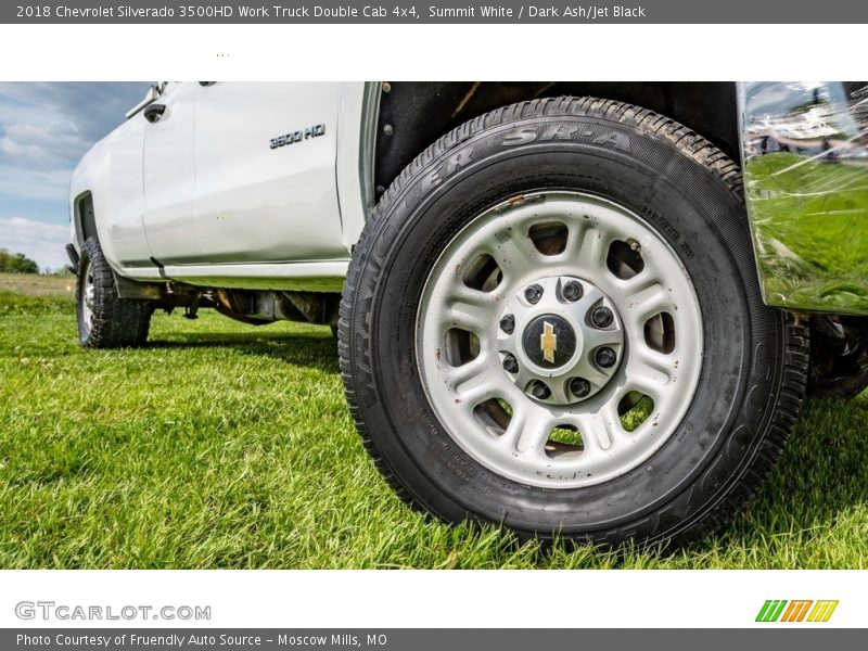Summit White / Dark Ash/Jet Black 2018 Chevrolet Silverado 3500HD Work Truck Double Cab 4x4