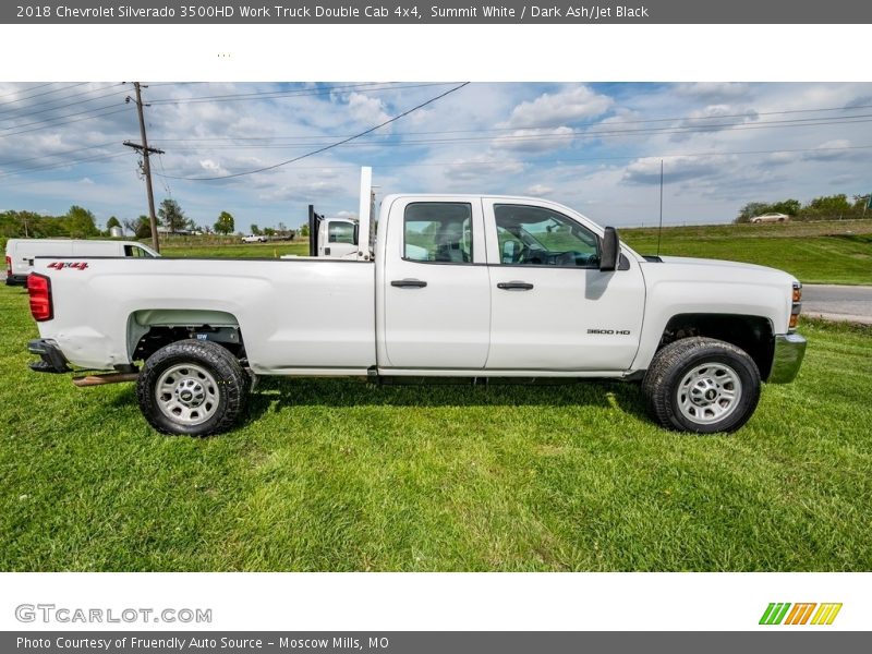 Summit White / Dark Ash/Jet Black 2018 Chevrolet Silverado 3500HD Work Truck Double Cab 4x4