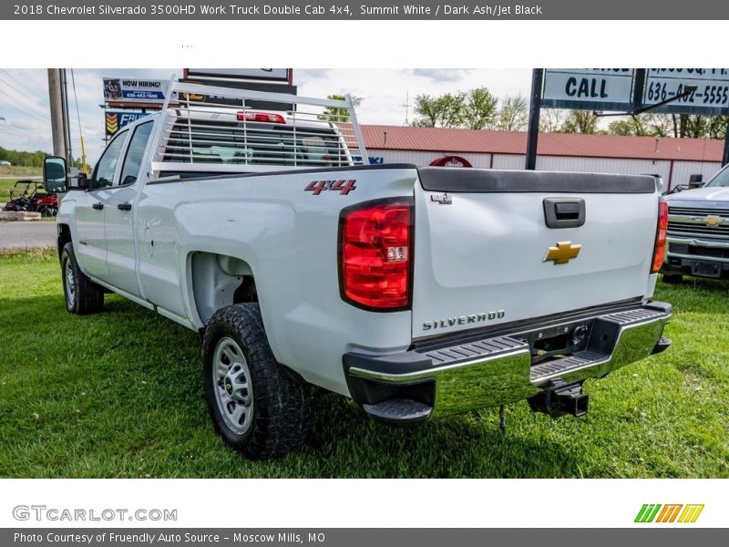 Summit White / Dark Ash/Jet Black 2018 Chevrolet Silverado 3500HD Work Truck Double Cab 4x4