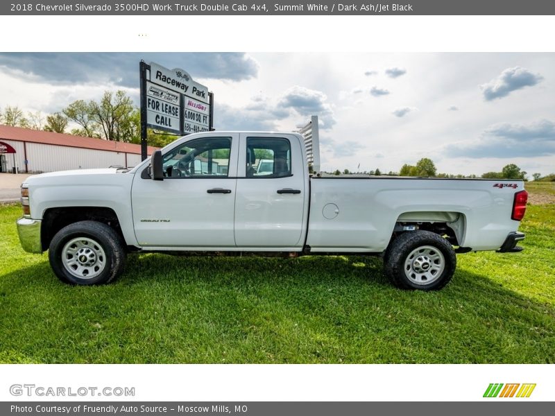Summit White / Dark Ash/Jet Black 2018 Chevrolet Silverado 3500HD Work Truck Double Cab 4x4