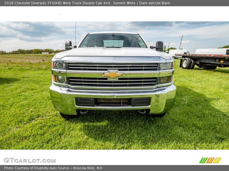 Summit White / Dark Ash/Jet Black 2018 Chevrolet Silverado 3500HD Work Truck Double Cab 4x4