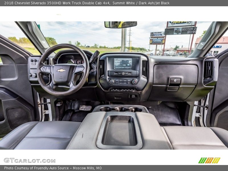 Summit White / Dark Ash/Jet Black 2018 Chevrolet Silverado 3500HD Work Truck Double Cab 4x4