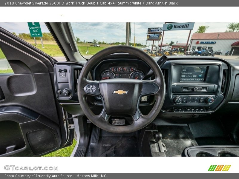 Summit White / Dark Ash/Jet Black 2018 Chevrolet Silverado 3500HD Work Truck Double Cab 4x4