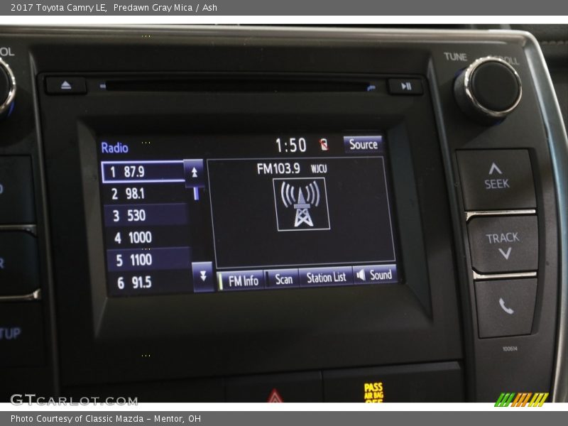 Predawn Gray Mica / Ash 2017 Toyota Camry LE