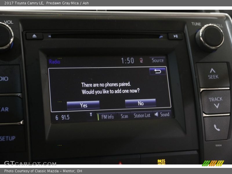Predawn Gray Mica / Ash 2017 Toyota Camry LE