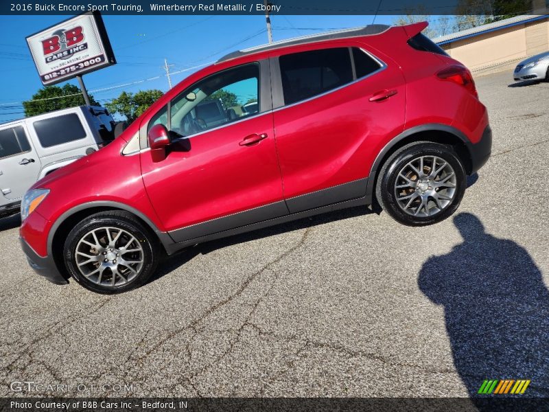 Winterberry Red Metallic / Ebony 2016 Buick Encore Sport Touring