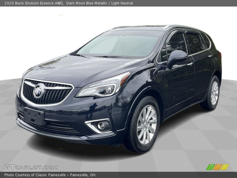 Dark Moon Blue Metallic / Light Neutral 2020 Buick Envision Essence AWD